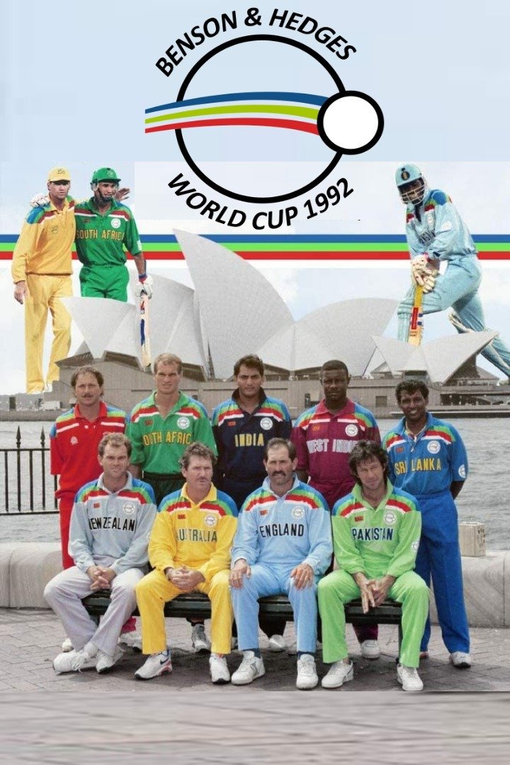1992 cricket world group photo of all captain